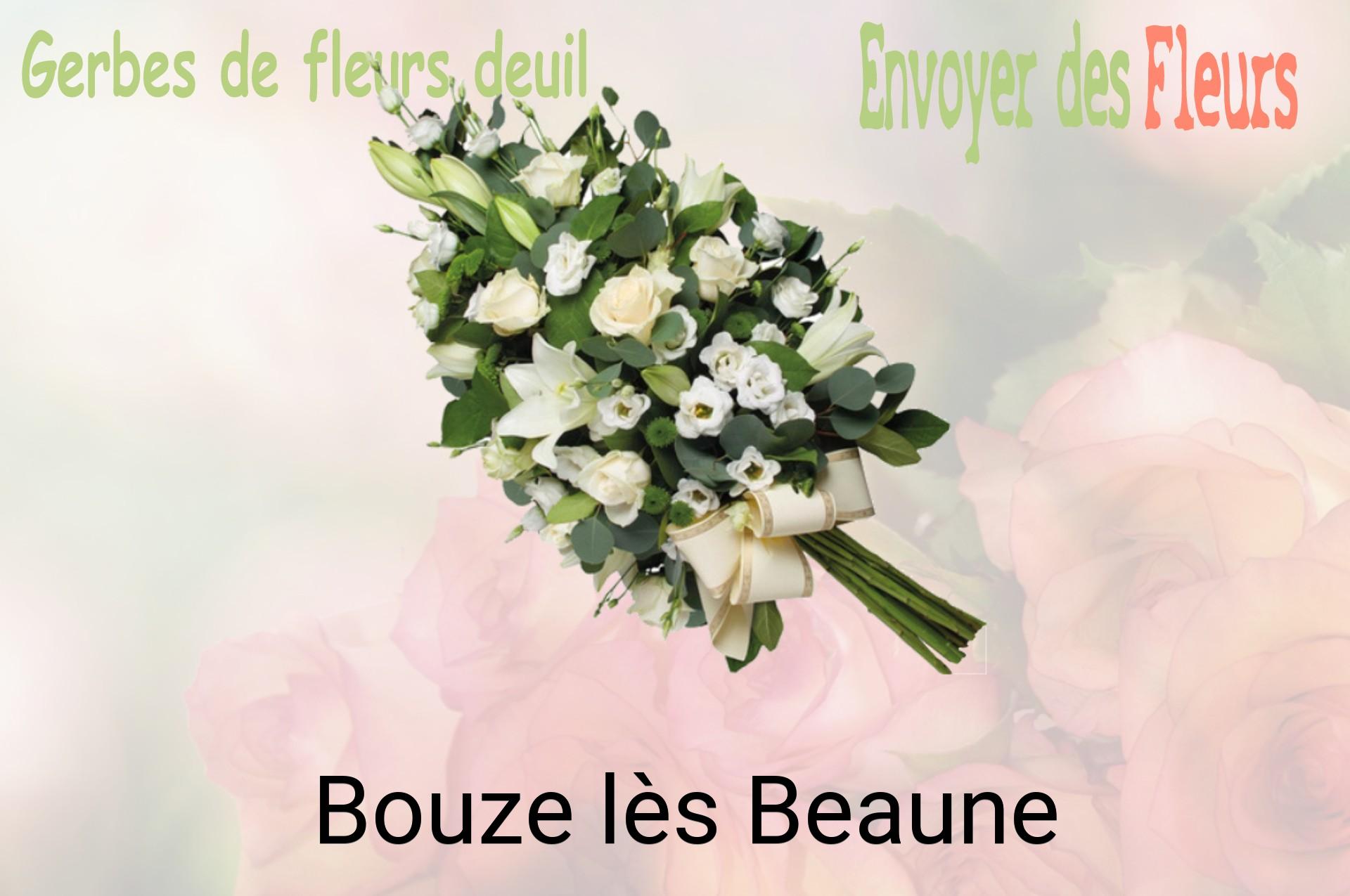 Gerbe de fleurs de deuil livrée à Bouze-lès-Beaune